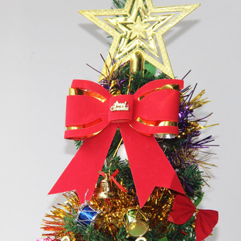 Коледна украса Коледна елха Горна звезда Златна триизмерна петолъчна звезда Топ Декорации на елха Аксесоари