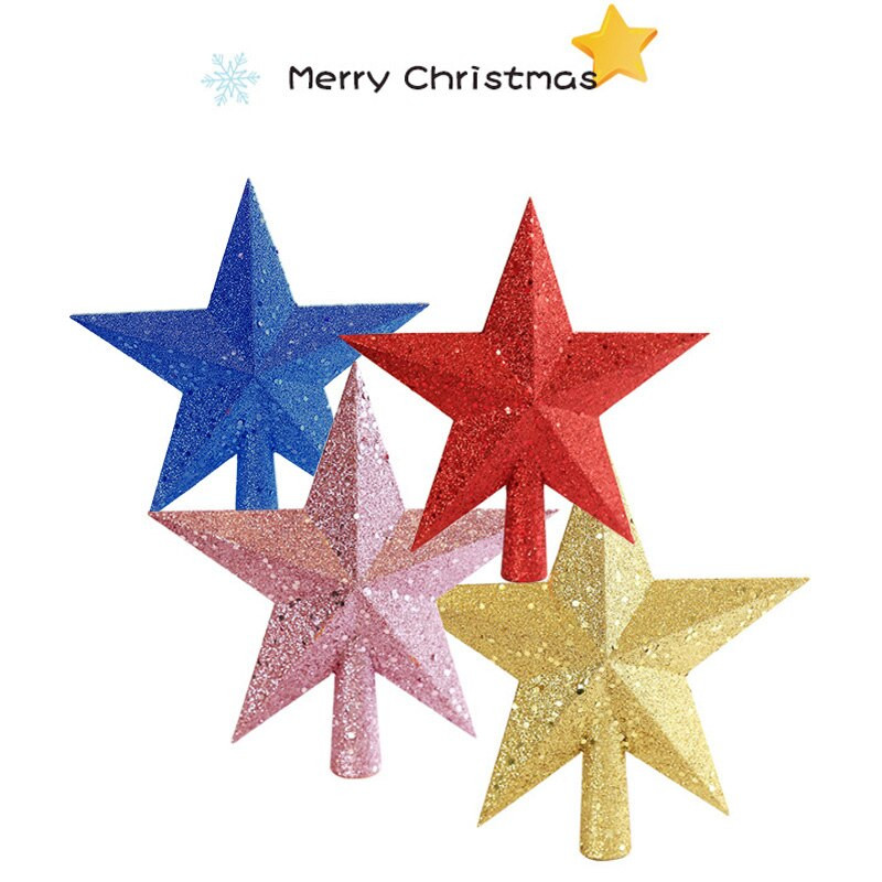 Božićni ukrasi za božićno drvce 15/20 cm s petokrakom zvijezdom Ukrasi za božićno drvce za dom