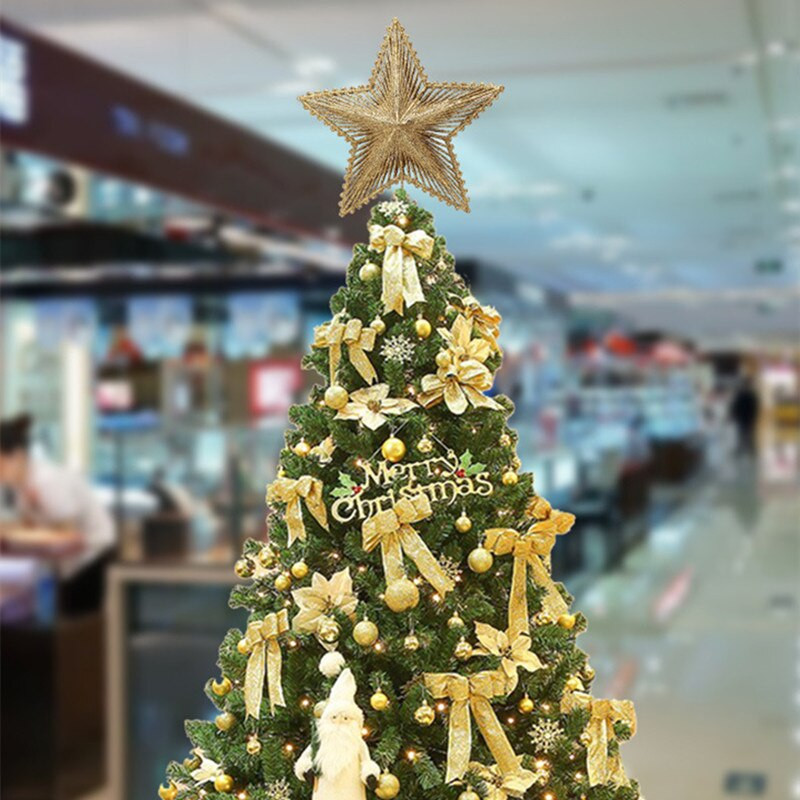 Fulgi de zăpadă Ornamente de stele pentru brad de Crăciun cu sclipici pentru brad de Crăciun pandantiv Decoratiuni de Crăciun pentru acasă Navidad Noel 2022