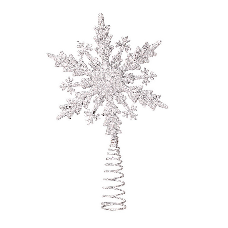 Karštas išpardavimas Kalėdų eglutės viršutinė žvaigždė plastikinė auksinė svogūna rožinė puošni eglutė Kalėdų eglutės žvaigždės Kalėdų papuošimai namams Noel