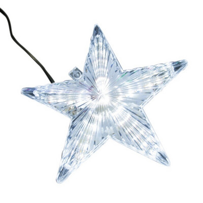 Iluminare LED Topper pentru brad de Crăciun Star Light Up Glitter Star Ornamente pentru brad de Crăciun Sărbători Petrecere de Crăciun Home Decoratiuni pentru dormitor