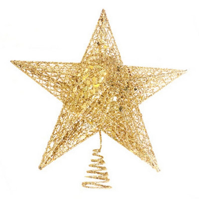 Iluminare LED Topper pentru brad de Crăciun Star Light Up Glitter Star Ornamente pentru brad de Crăciun Sărbători Petrecere de Crăciun Home Decoratiuni pentru dormitor