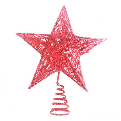 Iluminare LED Topper pentru brad de Crăciun Star Light Up Glitter Star Ornamente pentru brad de Crăciun Sărbători Petrecere de Crăciun Home Decoratiuni pentru dormitor