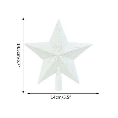 1 tk Jõulupuu ladvatähega õõnestatud jõulukuuse ladva sädelev täht, sädelev jõulupuu ülaosa jõulukaunistused