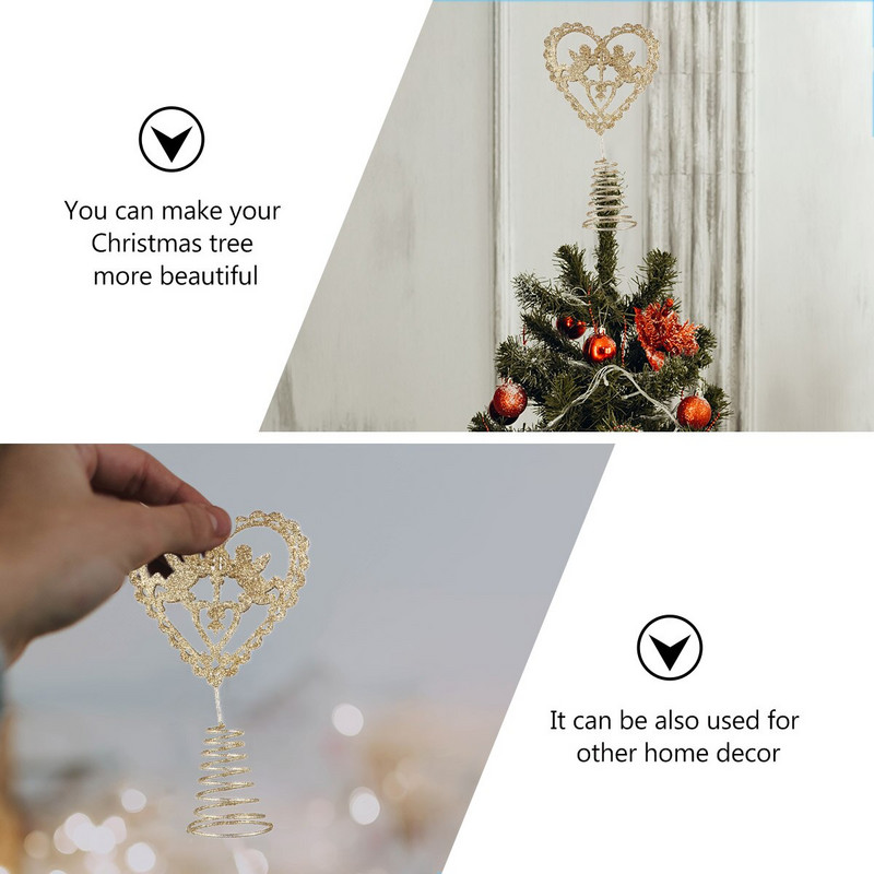 1 tk Star Festival Treetop Christmas Tree Top Top Jõulupuu kaunistus Jõulupuu ladvatäht Jõulupuu täht