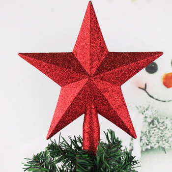 Коледна украса Коледна елха Звезда Петлъчева звезда Висулка Орнамент (червен)