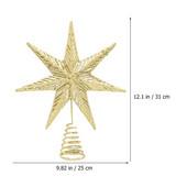 Zvijezda za božićno drvce Zvijezda za božićno drvce Ukras za božićno drvce Potrepštine za ukrašavanje božićnih zabava Navlake za božićne zabave