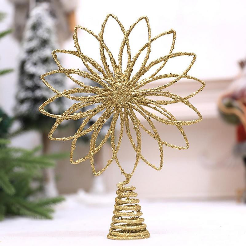 Star Tree Toppers Χριστουγεννιάτικη Διακόσμηση Χριστουγεννιάτικου Δέντρου Topper Πολύσημο γοητευτικό δέντρο για εποχιακό στολισμό χριστουγεννιάτικου δέντρου
