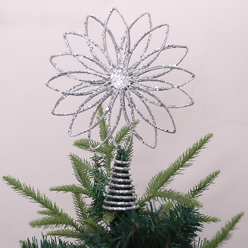 Star Tree Toppers Χριστουγεννιάτικη Διακόσμηση Χριστουγεννιάτικου Δέντρου Topper Πολύσημο γοητευτικό δέντρο για εποχιακό στολισμό χριστουγεννιάτικου δέντρου