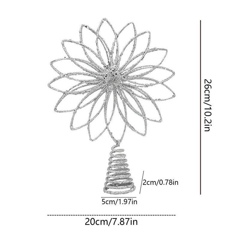 Star Tree Toppers Χριστουγεννιάτικη Διακόσμηση Χριστουγεννιάτικου Δέντρου Topper Πολύσημο γοητευτικό δέντρο για εποχιακό στολισμό χριστουγεννιάτικου δέντρου