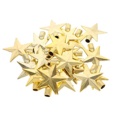 Tree Star Topper Χριστουγεννιάτικη γιορτινή διακόσμηση 3D vintage στολίδια Mini Starornament Hugger Gold Μικρό Στολίδι