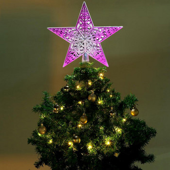 Διακοσμητικό 3D Pentagram Χριστουγεννιάτικο στολίδι Μεγάλης διάρκειας ζωής Χριστουγεννιάτικο πάρτι Χριστουγεννιάτικο Δέντρο Κορυφαίο στολίδι με αστέρι