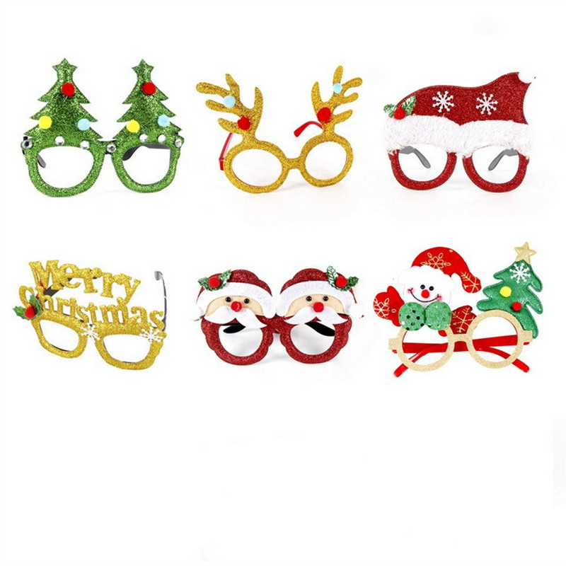 Linksmų Kalėdų dekoravimo rinkinys, 2022 m. Kalėdų Senelis Kepurės Sniego senelis Briedžio akiniai Kalėdinė galvos juosta vaikams Vaikams Suaugusiesiems Naujųjų 2023 m. Dovana