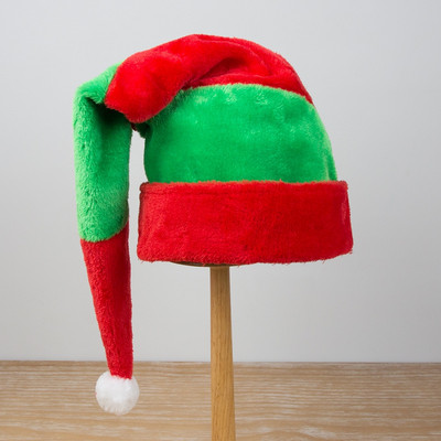 Punane Roheline Triibuline Palus jõulumüts Festival Peokaunistus Päkapikumüts Klounimüts Jõulukaunistus