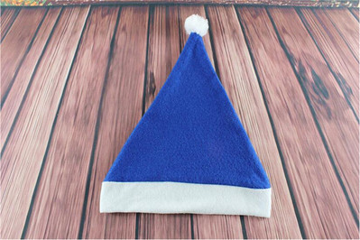 TECHOME Νέο στυλ Χριστουγεννιάτικα στολίδια Χριστουγεννιάτικο καπέλο ενηλίκων Χριστουγεννιάτικο φόρεμα Καπέλο μπλε πράσινο μη υφαντό Καπέλο χειμωνιάτικο καπέλο ζεστά καπέλα