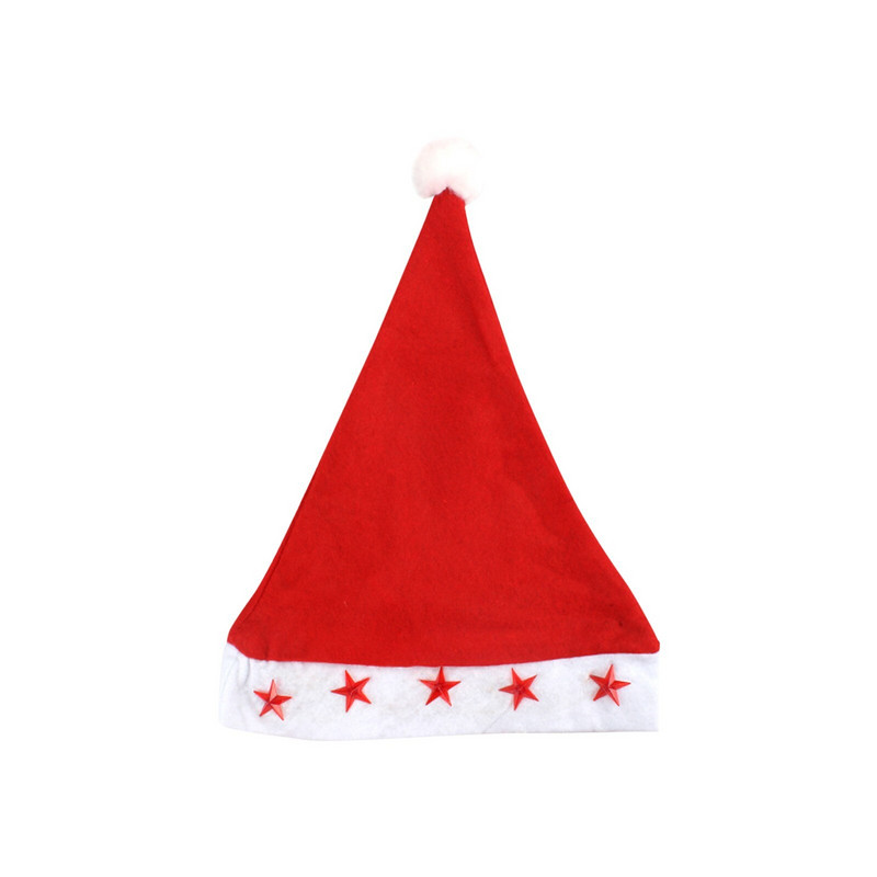 LED-jõulumütsid Valgusti mütsid Täht-jõuluvana mütsid täiskasvanud lastele Navidad Xmas Decor Noel jõulukaunistus jõulukingid
