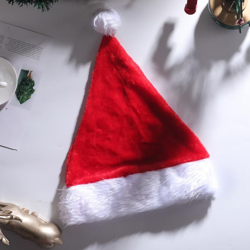 LED božićni šešir Svjetleći božićni šeširi Svjetlucavi božićni šešir Plišani novi božićni ugođaj Ukrasni svjetleći plišani Božić