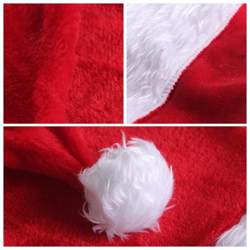 LED božićni šešir Svjetleći božićni šeširi Svjetlucavi božićni šešir Plišani novi božićni ugođaj Ukrasni svjetleći plišani Božić