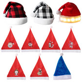 2022 häid jõule Mütsid Dekoratiivsed rekvisiidid Jõuluvana Jõulumüts Puhkusetarbed Naljakas mood peresõbrale armuke kingitused