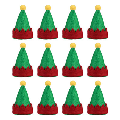 Müts jõulud Mini pulgakomm Candysanta Elf Mütsid Kommid Dekoratsioonipudelid Pudel