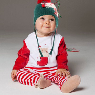 Kapa Topla dječja pletena kapa Šeširi Božićna zima Dojenčad Vuneni pamučni uzorak Elk Mekani pleteni sobovi Djevojčice, mala djeca, Dječja frizura