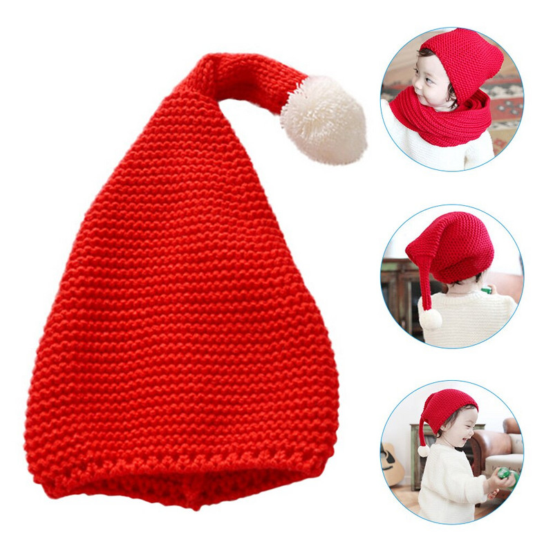 Pălărie Pălării de Crăciun Elf Santaxmas Beanie Tricotat Copii Costum tricotat Cosplay Noutate Iarna Funny Baby Holiday Decoration Mini
