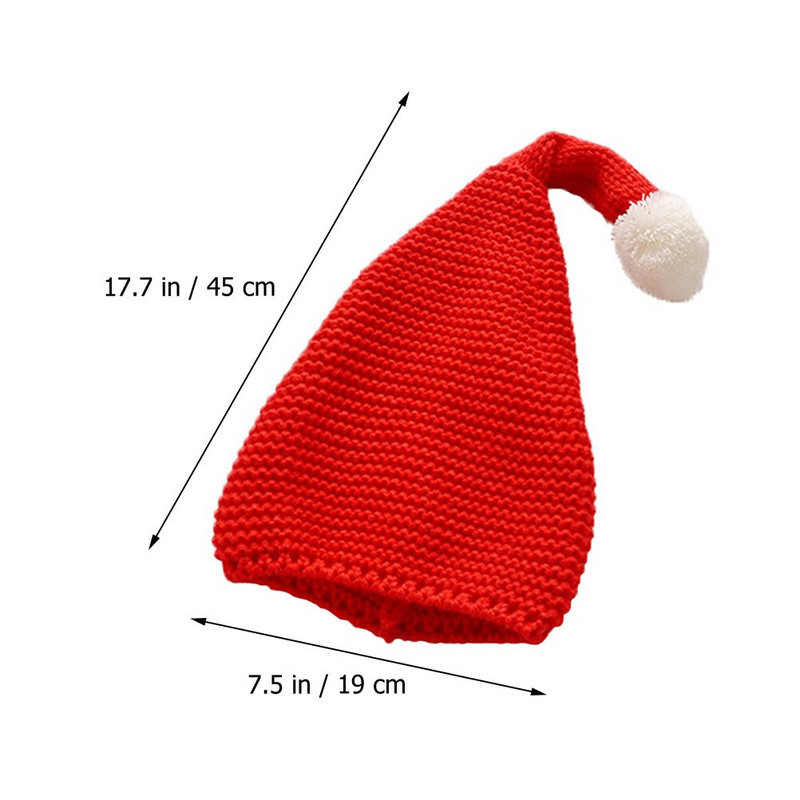 Pălărie Pălării de Crăciun Elf Santaxmas Beanie Tricotat Copii Costum tricotat Cosplay Noutate Iarna Funny Baby Holiday Decoration Mini