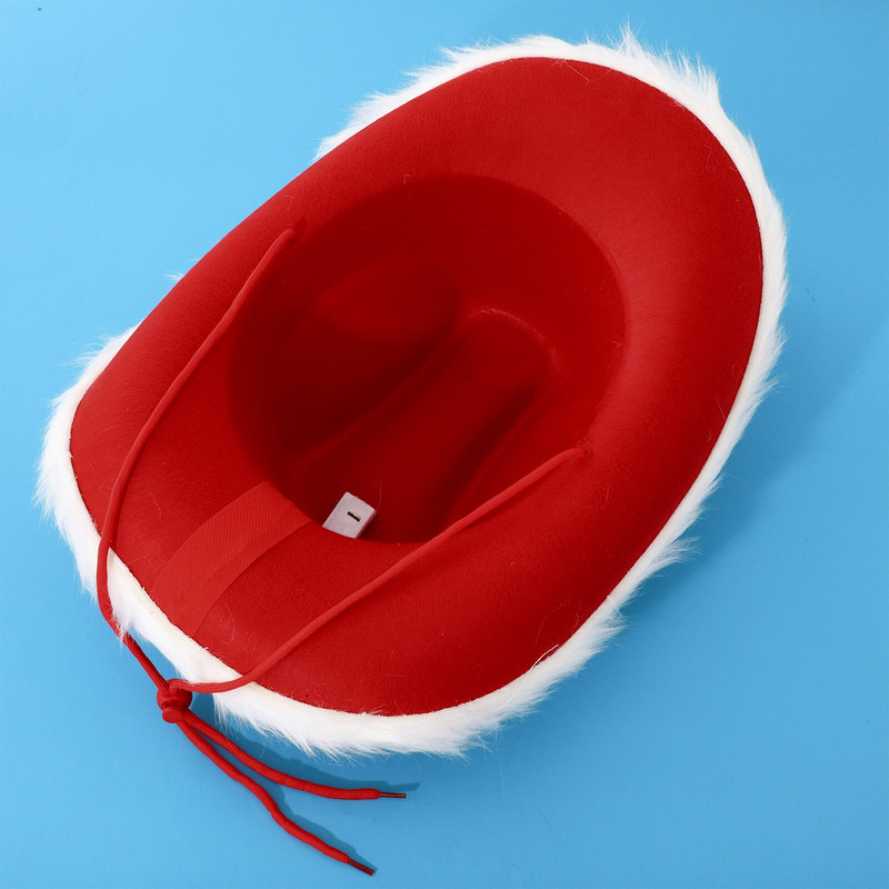 Jõuluvana müts Punane kohev jõuluvana müts Naiste jõulusulg Must vöö Lehmatüdruku müts Vilt servaga Jõuluvana müts Jõulude uusaasta peokaunistus