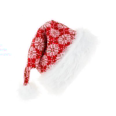 Božićna kapa Prekrasan jednostavan stil Festivalska pokrivala za glavu Odrasla djeca Djed Mraz Kape Dress Ukrasi Potrepštine za zabavu