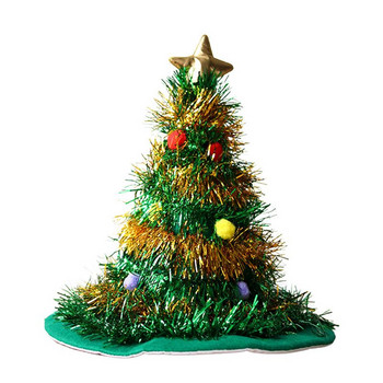 Χριστουγεννιάτικο καπέλο Χριστουγεννιάτικο γκλίτερ για πάρτι Χριστουγεννιάτικο καπέλο Γυαλιστερό χριστουγεννιάτικο καπέλο πράσινο χριστουγεννιάτικο δέντρο για ενήλικες και παιδικό φόρεμα