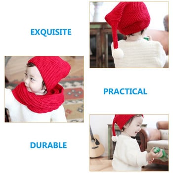 Καπέλο Χριστουγεννιάτικα Καπέλα Ξωτικό Santa Forbeanie Knit Παιδική Πλεκτή Στολή Cosplay Καινοτομία Χειμερινή Αστεία Διακοσμητική Μωρό Μίνι γκνόμ