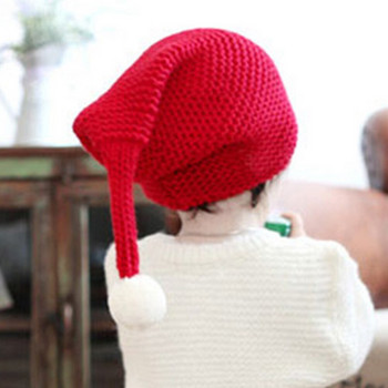 Καπέλο Χριστουγεννιάτικα Καπέλα Ξωτικό Santa Forbeanie Knit Παιδική Πλεκτή Στολή Cosplay Καινοτομία Χειμερινή Αστεία Διακοσμητική Μωρό Μίνι γκνόμ