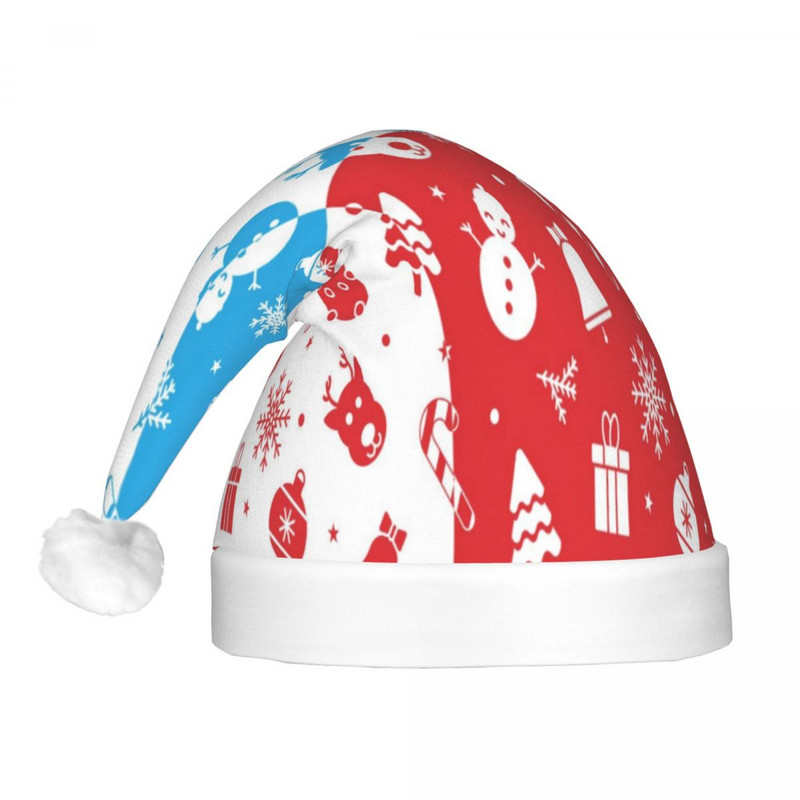 Sretan Božić Uzorak 163 Božićni šeširi Elk Home Print Sretna Nova godina Božićni ukrasi