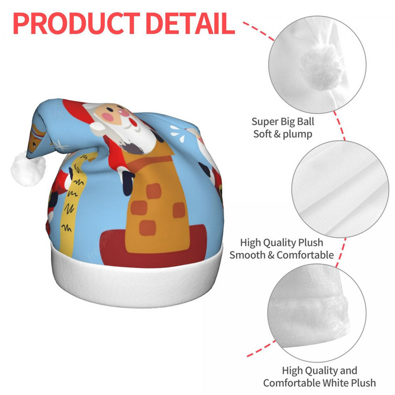 Άγιος Βασίλης 122 Χριστουγεννιάτικα Καπέλα Elk Snow Vintage Καλή Χρονιά Χριστουγεννιάτικα Καπέλα