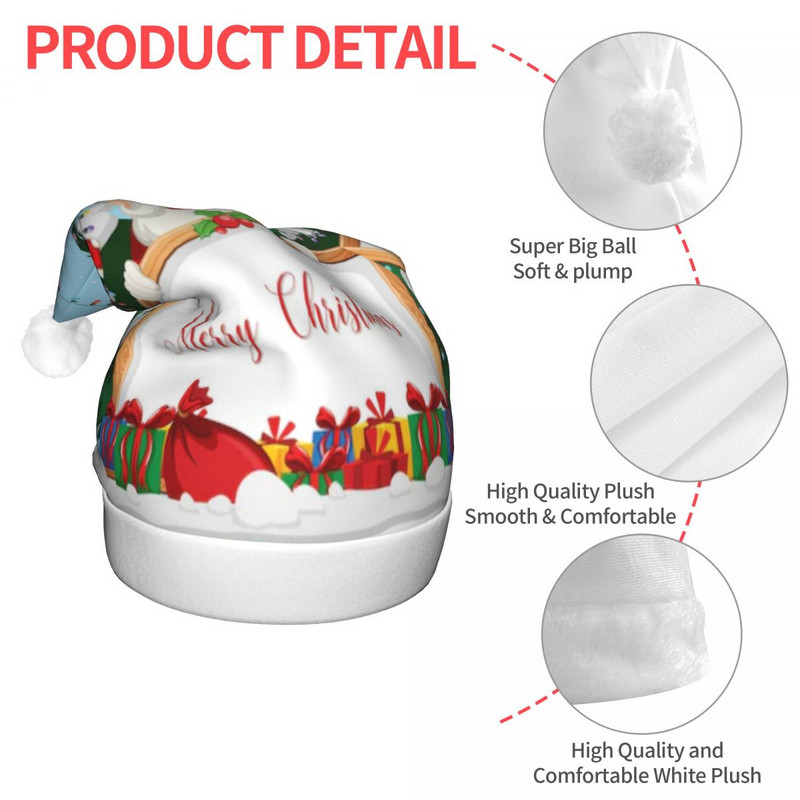 Crăciun fericit 86 de pălării de Crăciun Elk Home Glow La mulți ani Cadouri de Crăciun