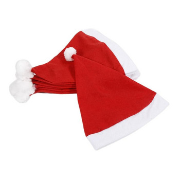 10 τμχ/Σετ Χριστουγεννιάτικο Καπέλο Santa Novelty Καπέλο Παιδικά Χριστουγεννιάτικα Διακοσμητικά για Πρωτοχρονιάτικο πάρτι Προμήθειες Home Santa Claus Gift Navidad