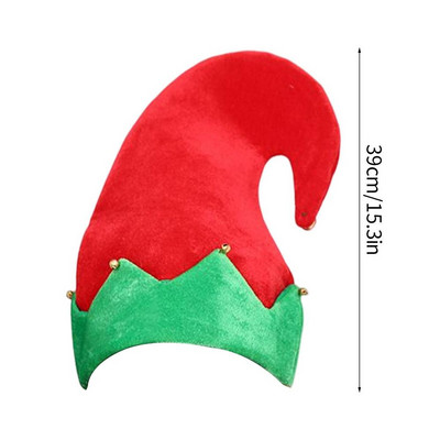 Pălărie de Crăciun pentru petrecere Sărbători din pâslă Elk Elf Pantaloni roșii Dungi picioare Pălărie Noutate Pălărie amuzantă Adulti Crăciun fericit Carnaval