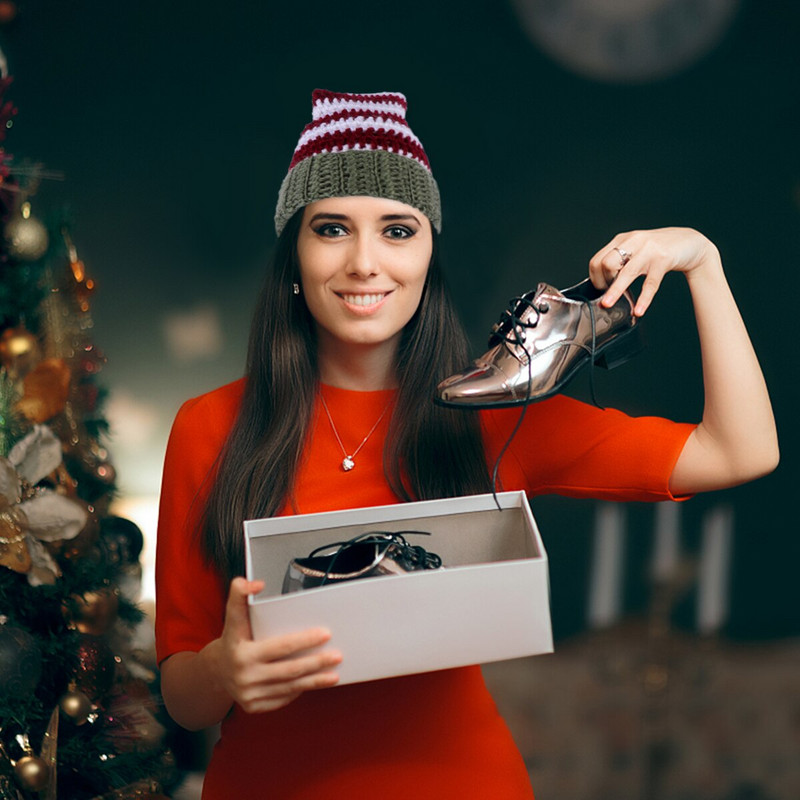 Pălărie de Crăciun Pălării tricotate Petrecere de spiriduși Căciulă de Moș Crăciun Recuzită pentru coafură cu dungi Fotografie Ținute de Crăciun Crăciun de lână