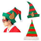 Pălărie de spiriduș de Crăciun Banda pentru cap Pălărie de spiriduș atașată de Moș Crăciun Decor pentru petrecerea de Crăciun Articole pentru cap pentru petrecere de vacanță Cosplay pentru cadou de petrecere pentru adulți