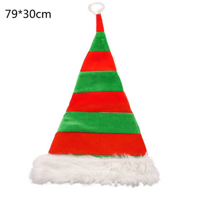 Pălărie de spiriduș de Crăciun Banda pentru cap Pălărie de spiriduș atașată de Moș Crăciun Decor pentru petrecerea de Crăciun Articole pentru cap pentru petrecere de vacanță Cosplay pentru cadou de petrecere pentru adulți