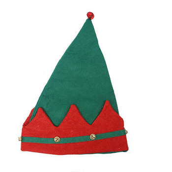 10 τμχ Πράσινο Κόκκινο Κόκκινο Καπέλο Ξωτικού Κεφαλοδέτες Αστείες χαριτωμένοι, μη υφαντό ύφασμα Καπέλα Παιδιά Ενήλικες Αγόρια Κορίτσι Navidad Χριστούγεννα