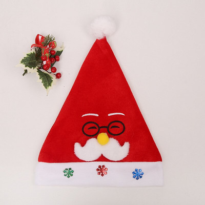 10 komada Party Green Red Elf Hat Trake za glavu Smiješne slatke netkane tkanine Pokrivala za glavu Djeca Odrasli Dječaci Djevojčice Navidad Božić