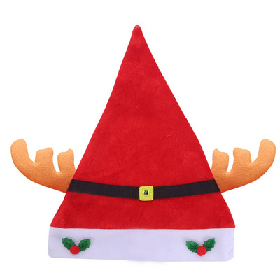 Pălărie moale de Crăciun de Crăciun de înaltă calitate Pălărie roșie de Moș Crăciun Cadou Decor Crăciun Fericit La mulți ani 2023 #50g