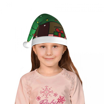 Καλά Χριστούγεννα 3 Χριστουγεννιάτικο καπέλο για Παιδιά Candy Snow New Year Χριστουγεννιάτικο καπέλο για παιδιά
