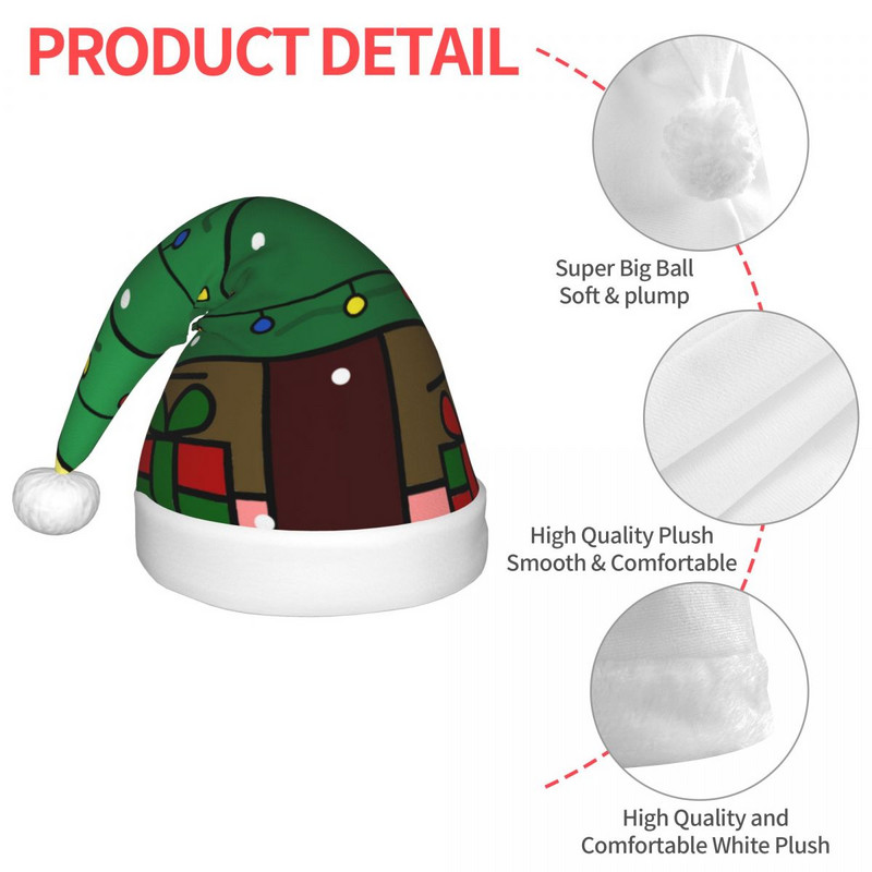 Sretan Božić 3 Božićna kapa za djecu Candy Snow Nova godinaBožićna kapa za djecu