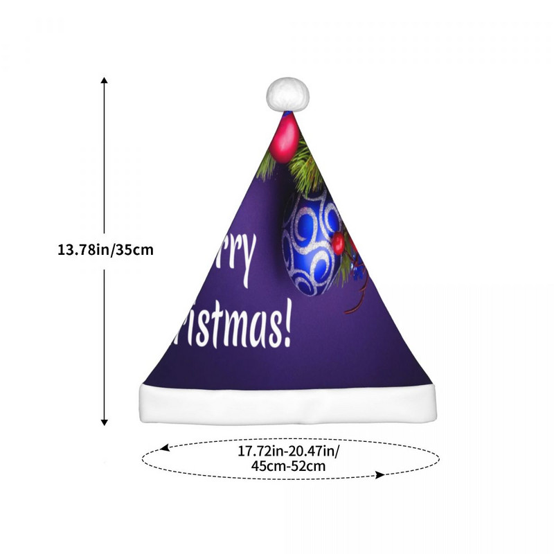 Sretan Božić 51 Božićna kapa za djecu Crtani novogodišnji plišani šeširi