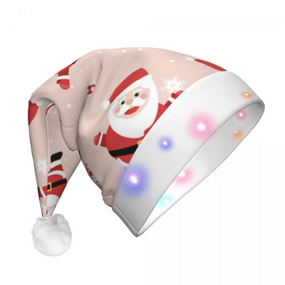 Moș Crăciun 132 Pălării de Crăciun Elk Snow Print Decoratiuni de Crăciun Fericit