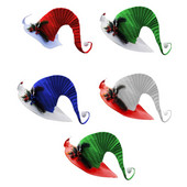 Božićna kapa Blagdanska proslava Pokrivala za glavu Rekviziti Unisex Odrasli Božićne kape Rekviziti Potrepštine za zabave Festivalska odjeća Dodaci Zelena