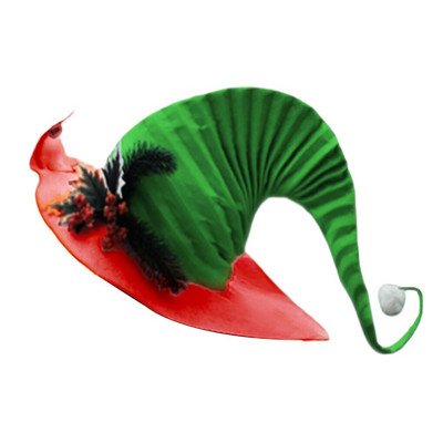 Božićna kapa Blagdanska proslava Pokrivala za glavu Rekviziti Unisex Odrasli Božićne kape Rekviziti Potrepštine za zabave Festivalska odjeća Dodaci Zelena