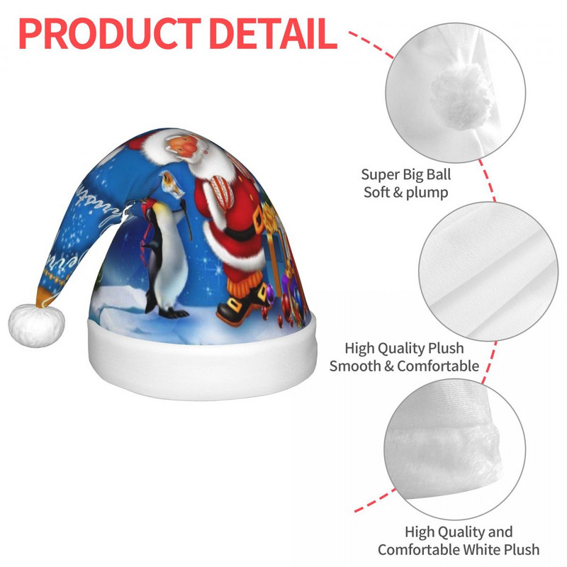 Sretan Božić 18 Božićna kapa za djecu Candy Vintage Sretna Nova godina Djed Mraz kape za djecu